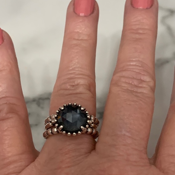 Pandora Jewelry - Pandora Midnight Star ring/2 Cloud 9 rings